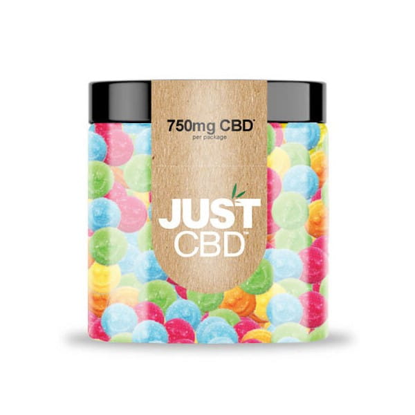 CBD-Frucht-Emoji 750 MG miscela di gomme da masticare con aromi JUSTCBD