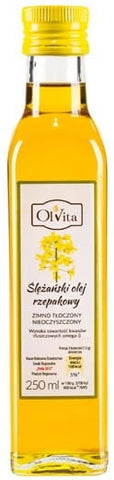 Kaltgepresstes Rapsöl 250ml OLVITA