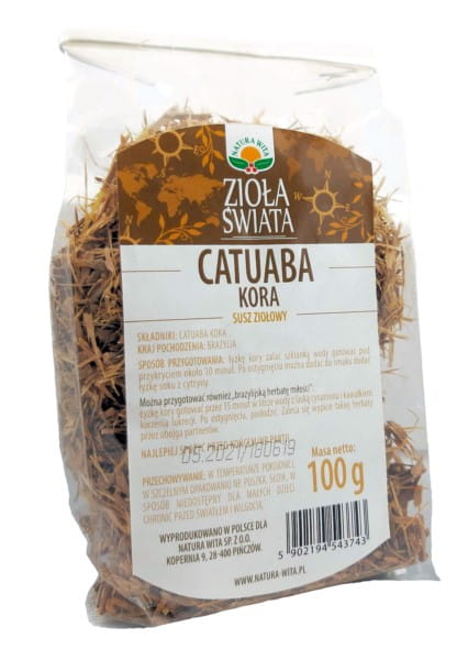 Catuaba Rinde tørkede urter 100g WILLKOMMEN NATUR