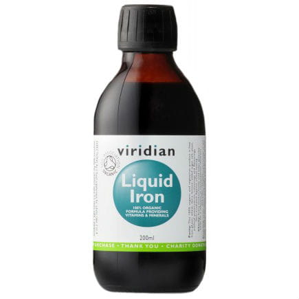 Ökologisches flüssiges Eisen 200ml VIRIDIAN