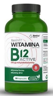 Vitamin B12 aktiv 500mcg 90 kapslí XENICOPHARMA