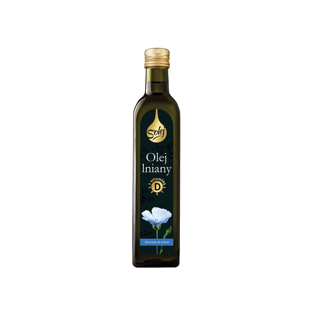 Lněný olej s vitamínem D3 250 ml OLEOFARM