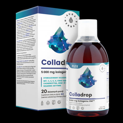 Colladrop flex Mořský kolagen 5000 mg 500 ml AURA-KRÄUTER