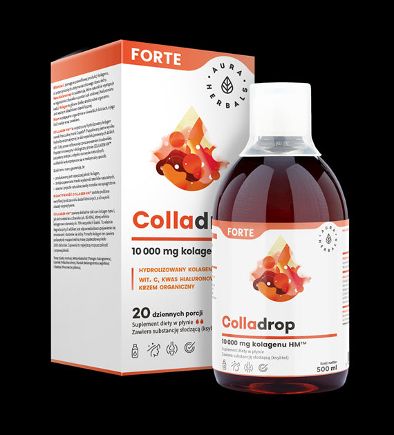 Colladrop FORTE Meereskollagen 10000 mg 500 ml AURA-KRÄUTER