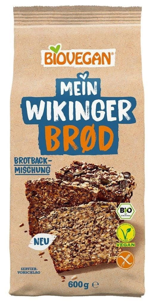 En blanding for baking av brød med korn glutenfri BIO 600 g - BIOVEGAN
