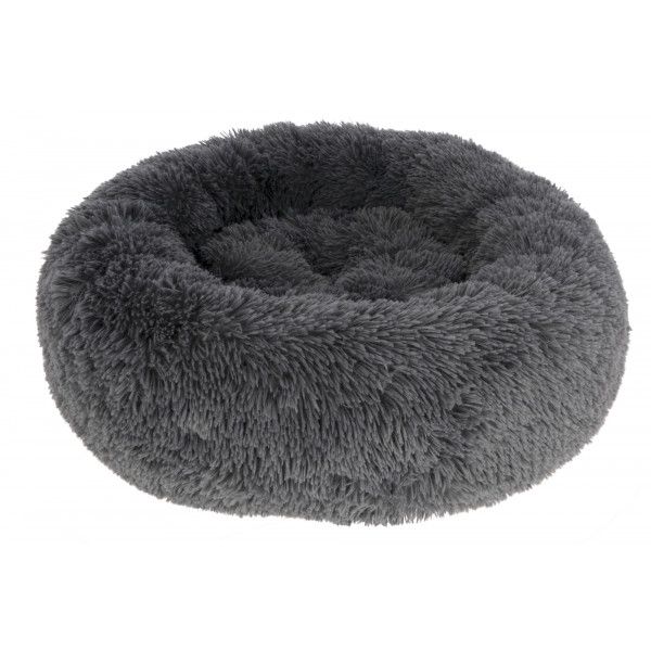 FLUFFY Hundebett, dunkelgrau, Durchm. 60cm x 18cm [80409] - KERBL