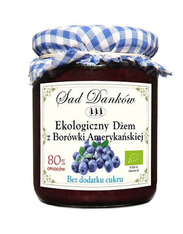 Amerikanische Heidelbeere 80% BIO 260 g - SAD DANKÓW