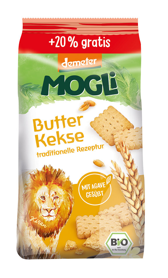 Butterkekse BIO demeter 125 g + 25 g gratis - ICH KANN