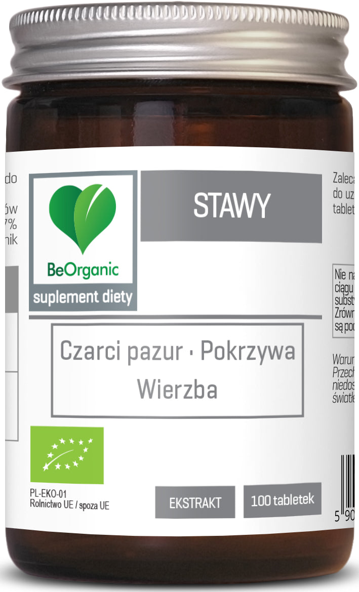 Tablety pro klouby BIO 100 kusů (400 mg) - BE ORGANIC