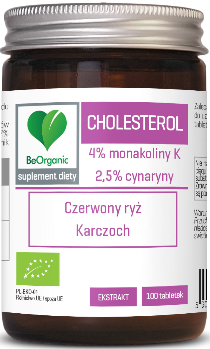 Cholesterin Tabletten BIO 100 stk (400 mg) - BE ORGANIC
