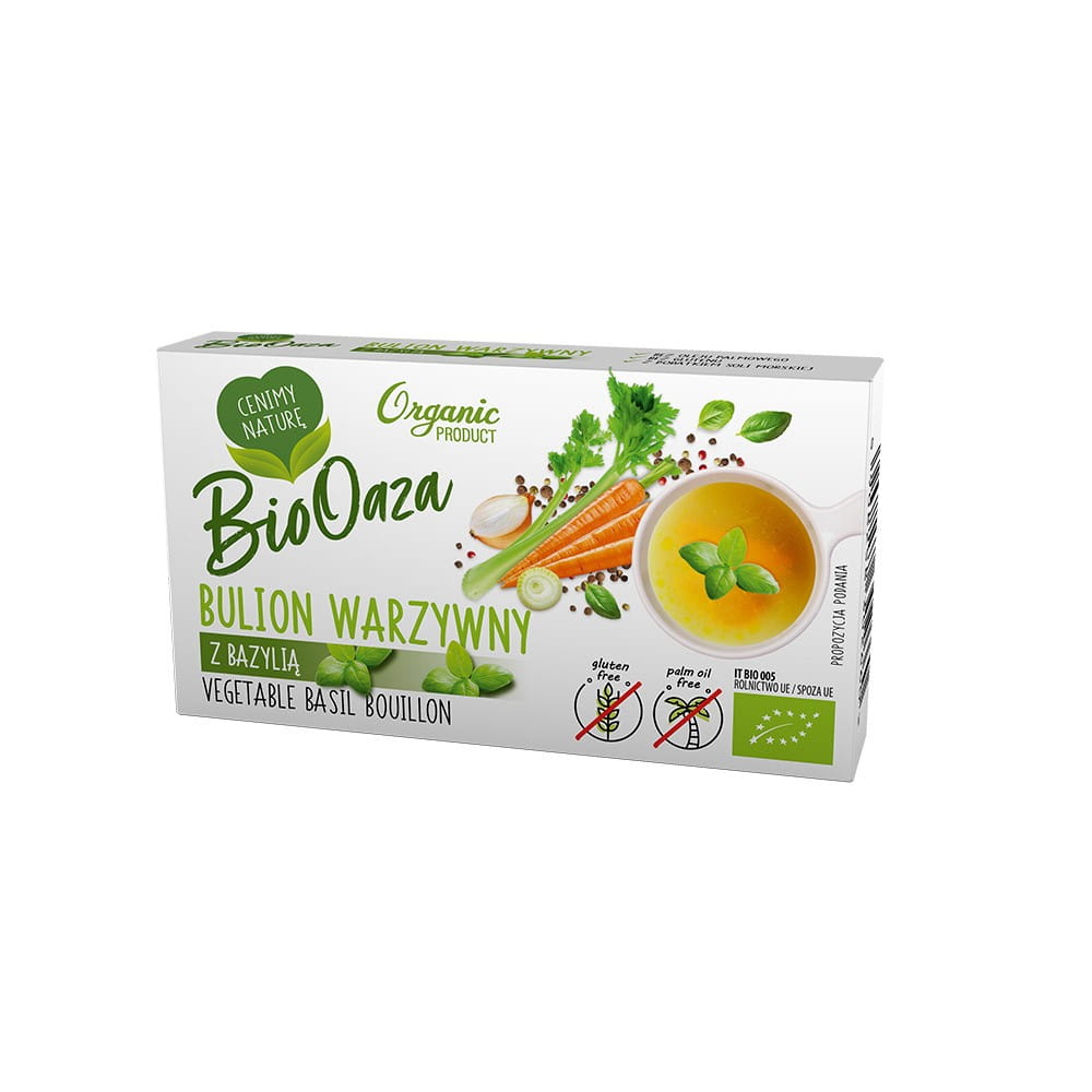 Zeleninový vývar s bazalkou BIO 66 g