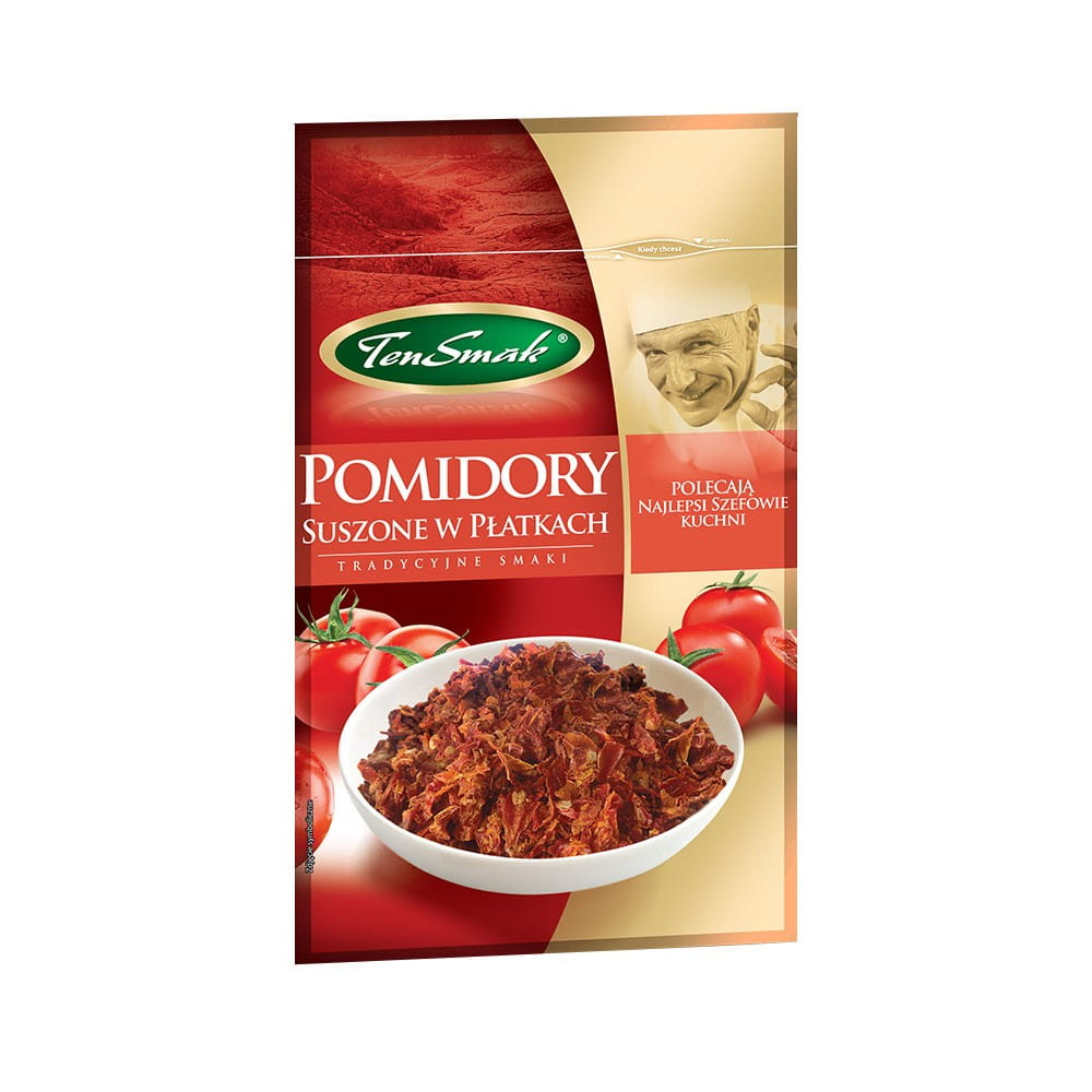 Torkade tomater i flingor 20 g - DENNA SMAK