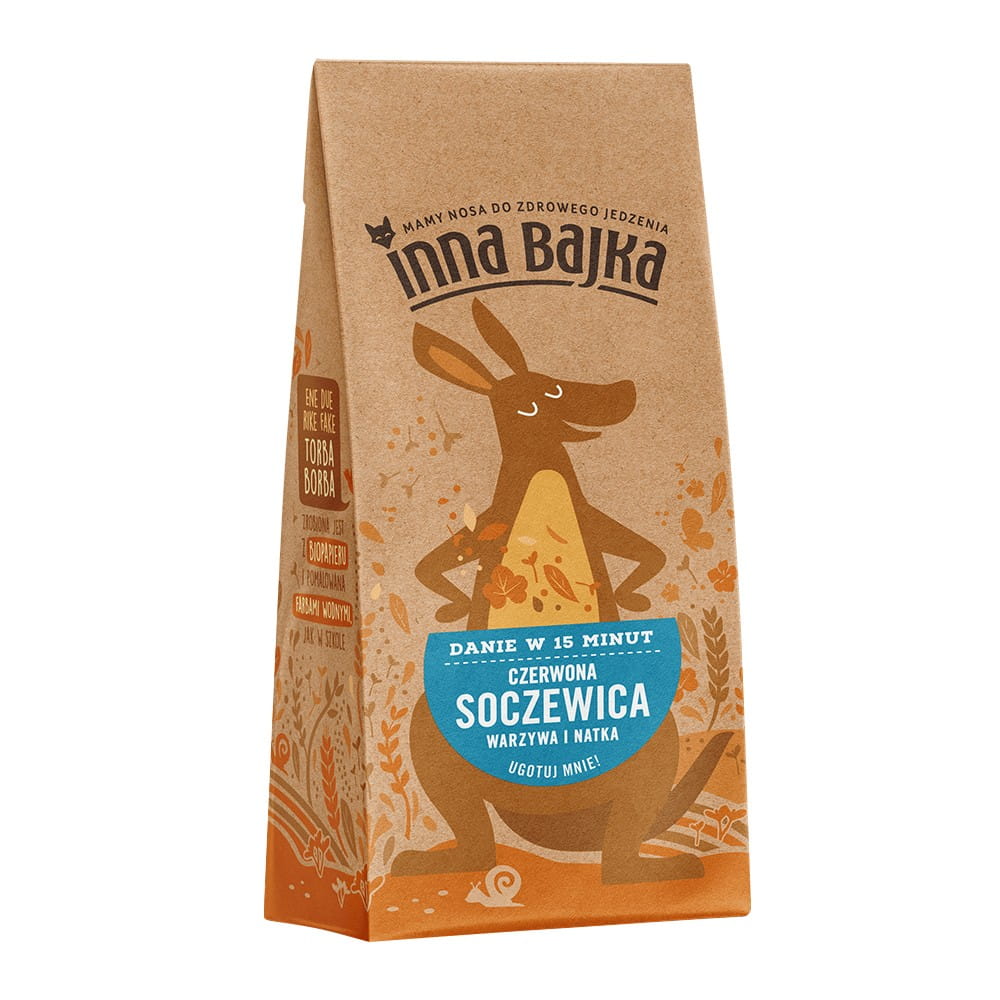 Røde linser, grøntsager og persille 180 g - ANOTHER TALE