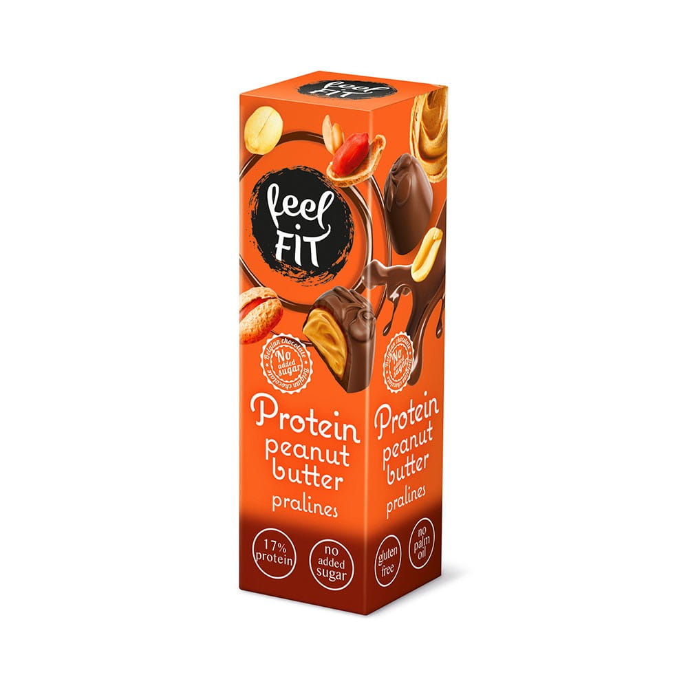 Proteinové pralinky s arašídovým máslem 33 g - FEELFIT