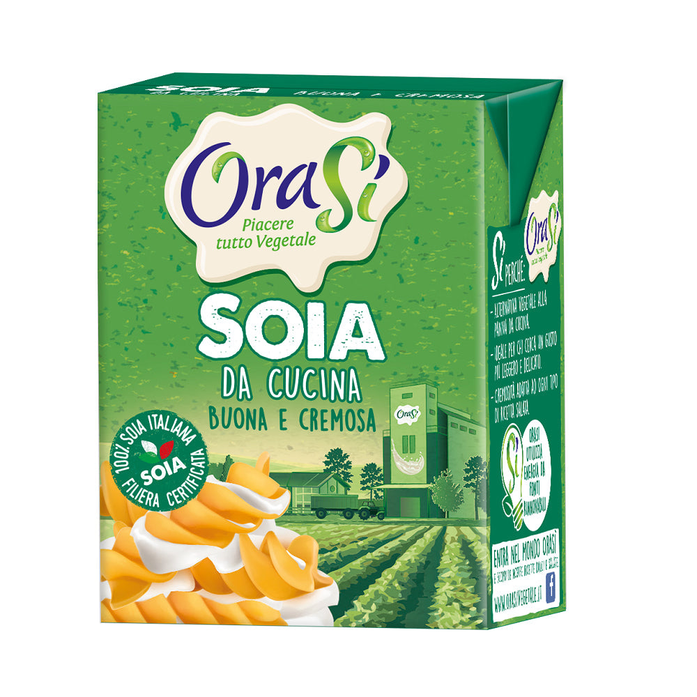 Sojacreme för matlagning 200 ml - ORASI