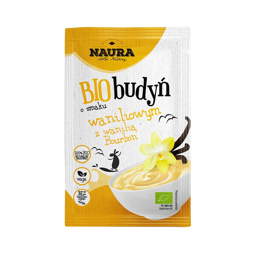 Pudding mit Vanillegeschmack BIO 38 g - NAURA