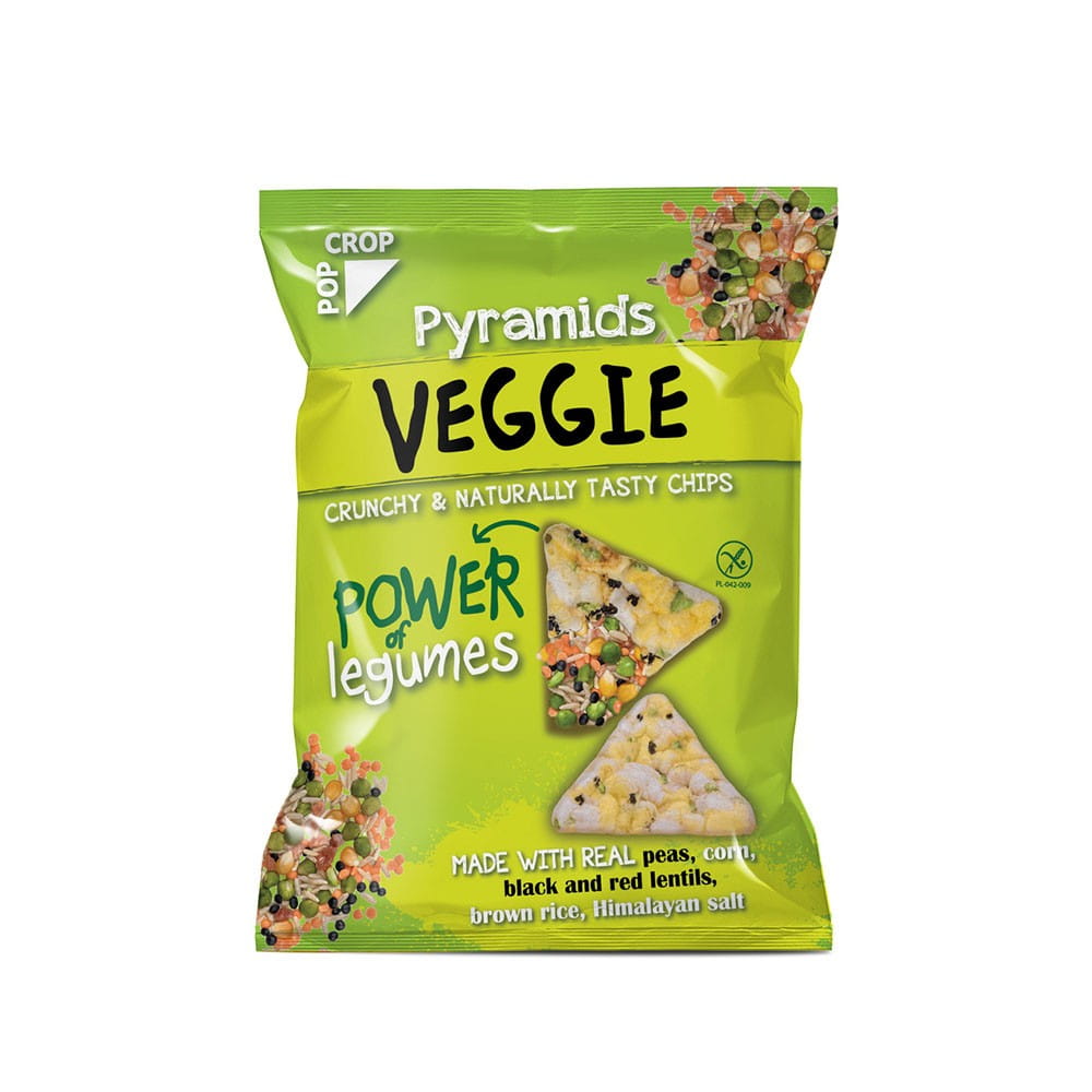 Veggie-Pyramiden bez lepku 25 g - POPCROP