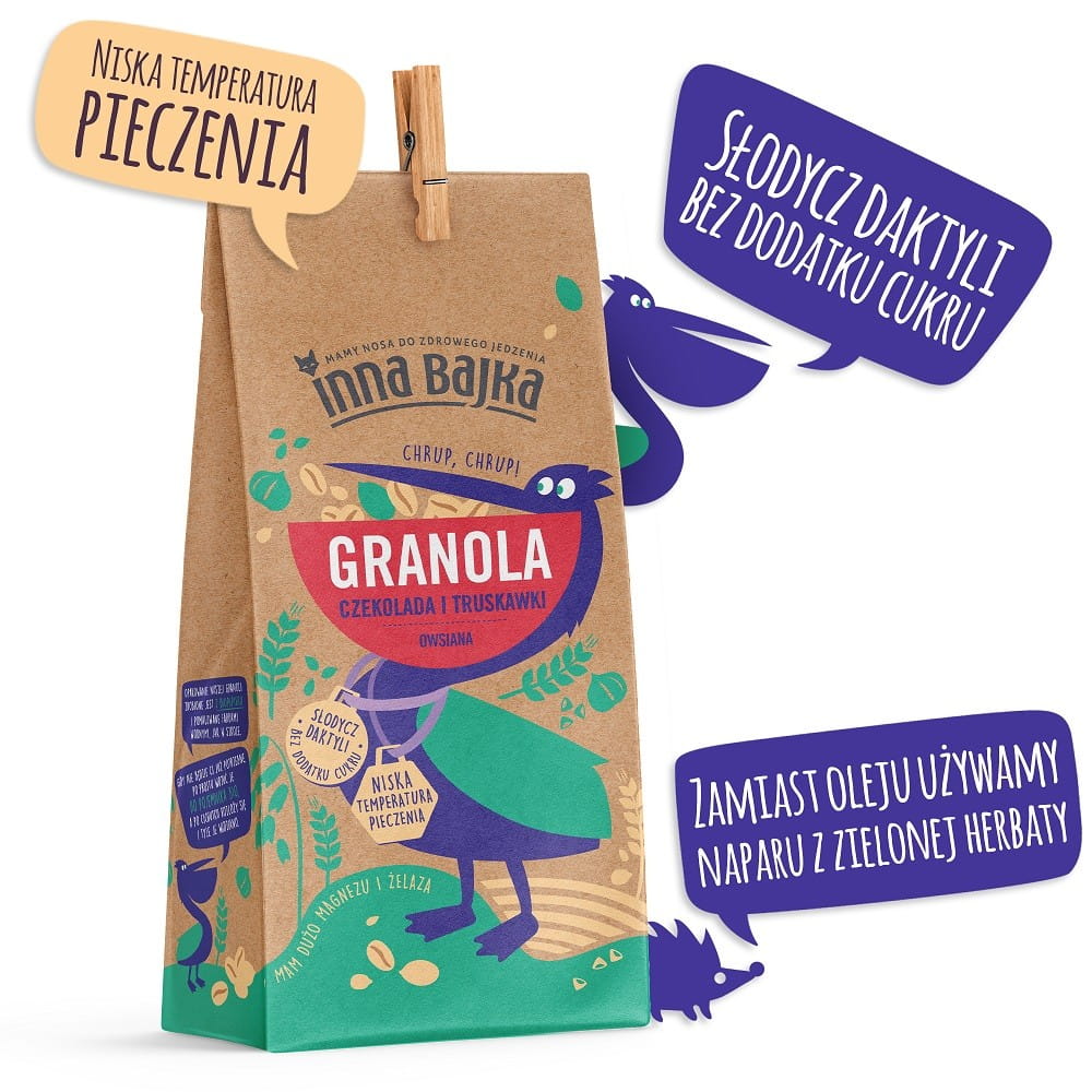 Ovesné müsli s čokoládou a jahodami 300 g - ANOTHER TALE