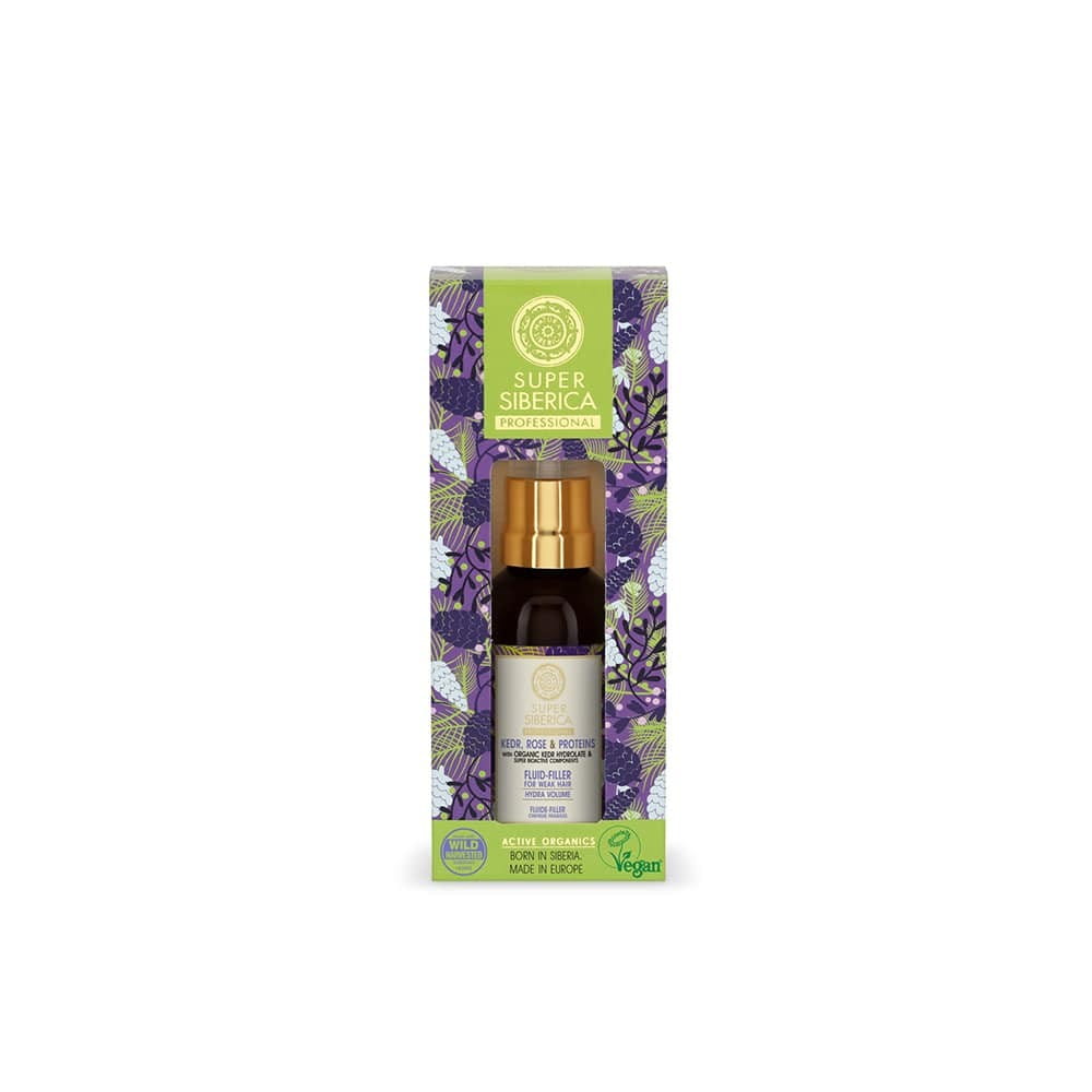 Serum für geschwächtes Haar, Feuchtigkeit und Volumen 50 ml - SIBERICA