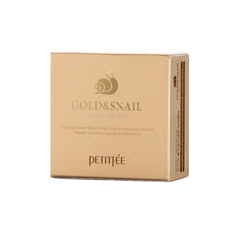 Gold- und Schnecken-Augenpads 60 x 14 g - PETITFEE