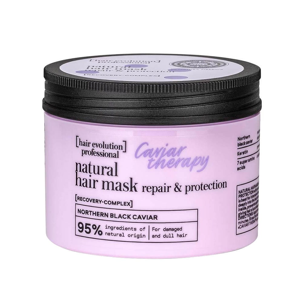 Kaviar-Therapiemaske für geschädigtes und stumpfes Haar 150 ml - NATURA SIBERICA