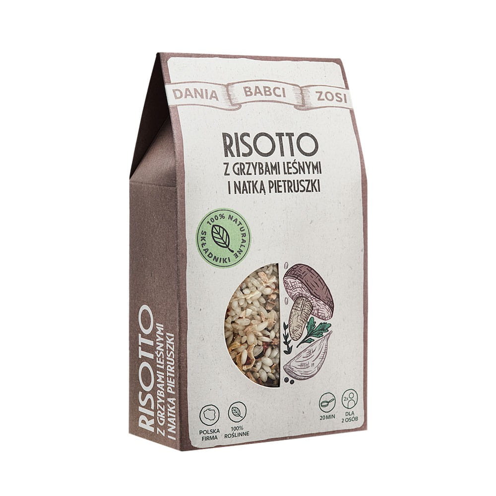 Risotto s lesními houbami a petrželí 180 g - JÍDLA OD BABIČKY ZOSIE