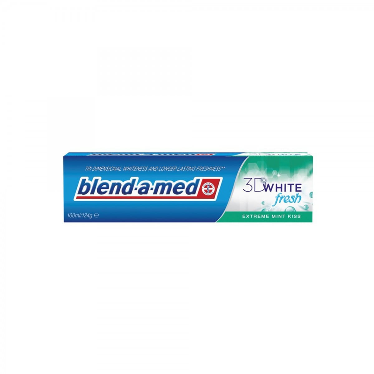 Zahnpasta 3d white fresh extreme mint kiss 100 ml - BLENDAMED