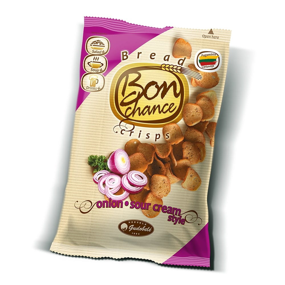 Chips de Pão de Cebola com Creme 120 g - BONCHANCE