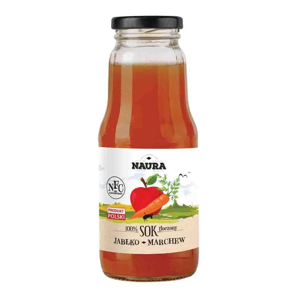 Apfel - Karottensaft 300 ml - NAURA