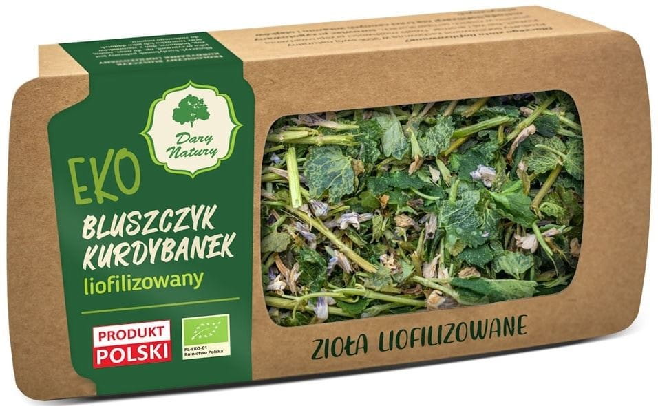 Bluszczyk kurdybanek, beku-kering bebas gluten BIO 5 g - DARY NATURY
