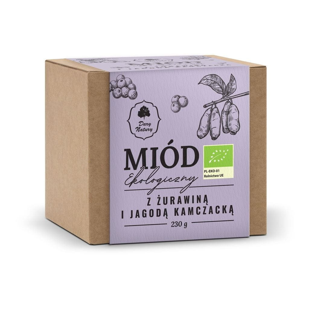 Mật hoa quả mọng và việt quất đỏ hữu cơ 230 g - Quà tặng từ thiên nhiên