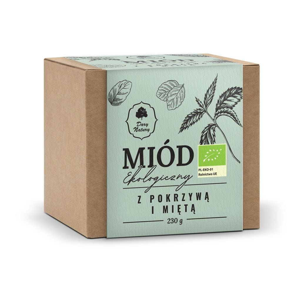 MEL MULTIFLORAL COM URTIGA E MENTA ORGÂNICO 230 g - PRESENTES DA NATUREZA