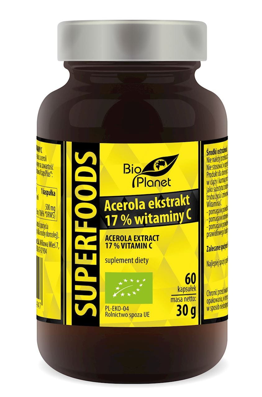 ACEROLA-EXTRAKT BIO 60 KAPSELN (468 mg) - BIO PLANET