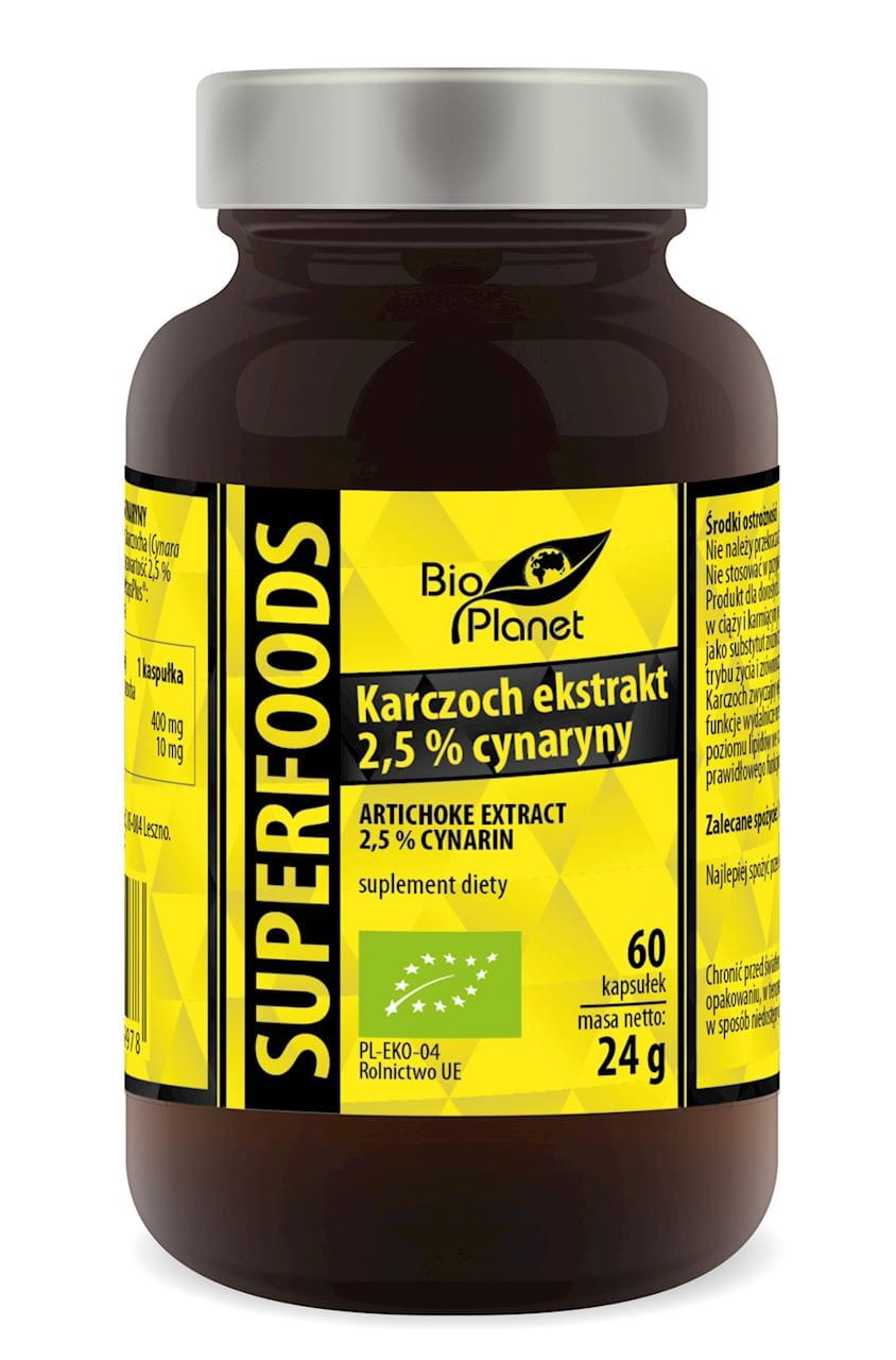 Extrakt z artyčoku BIO 60 tobolek (410 mg) - BIO PLANET
