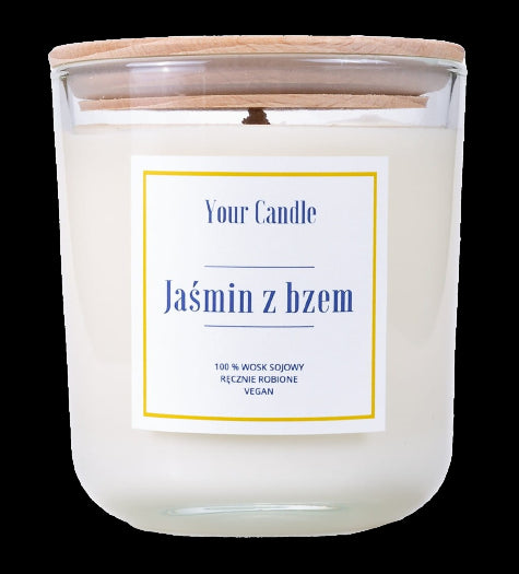 Kerze aus Sojajasmin und Flieder 210 ml - IHRE KERZE