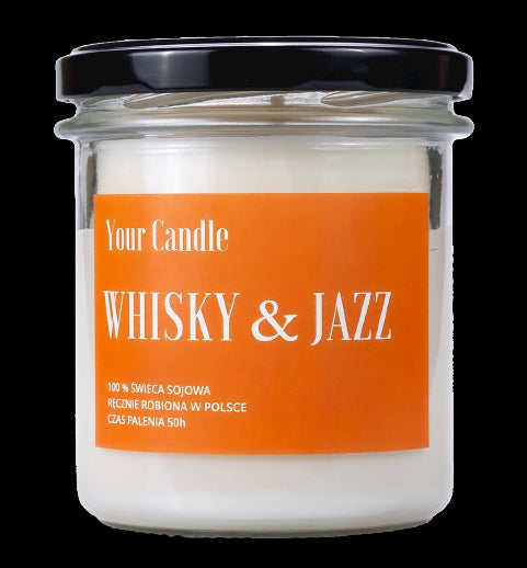 Whisky & Jazz Sojakerze 300 ml - YOUR CANDLE