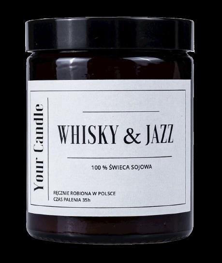 Whisky & Jazz Sojakerze 180 ml - YOUR CANDLE