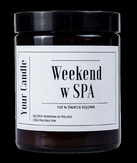 Wochenende Sojakerze im Spa 180 ml - IHRE KERZE