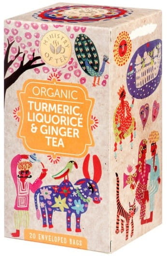 BIO TEE MED KÖRSBÄR, LAKRIST OCH INGEFÄRA (20 x 1,75 g) 35 g - MINISTERIUM FÜR TEE