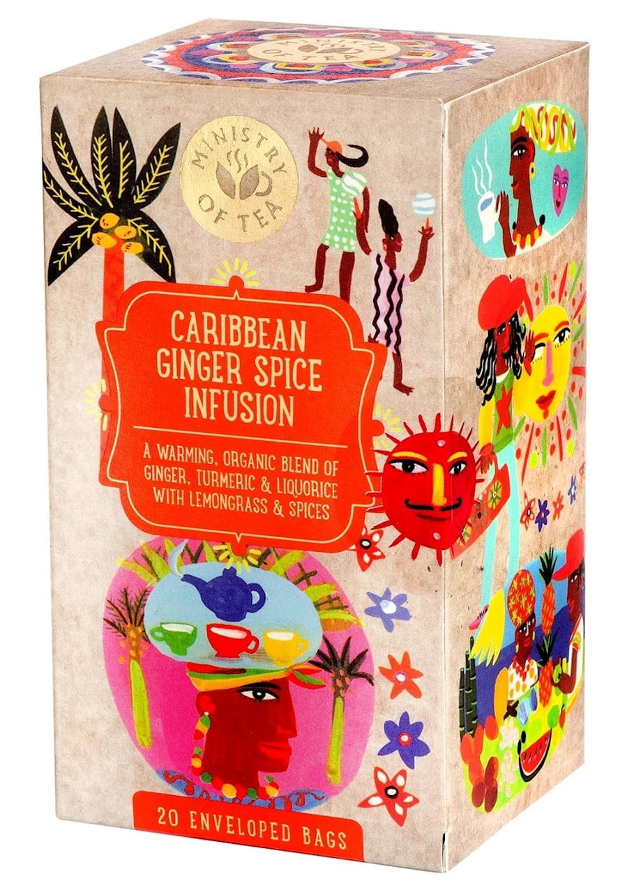 INGESTE (KARIBISK INGEFÄRSKRYDDINFUSION) EKO (20 x 1,8 g) 36 g - TEA MINISTRY