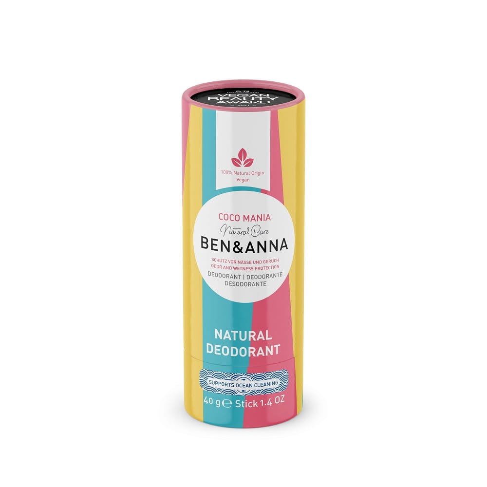 DEODORANT STICK AUF BASIS VON COCO MANIA ECO Soda 40 g - BEN & ANNA