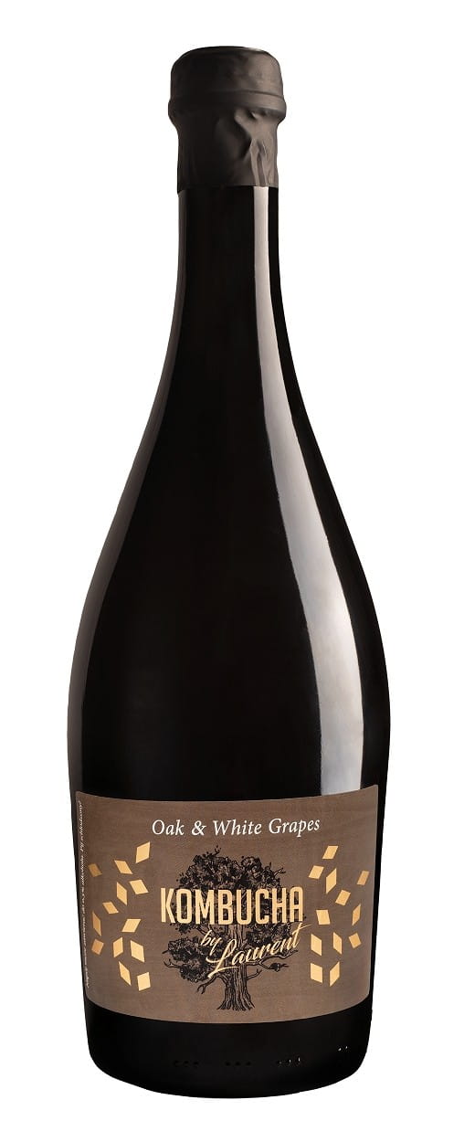 RƯỢU VANG SỦI HƯƠNG NHO TRẮNG CHAMPAGNE HỮU CƠ TRÊN THÙNG GỖ SỒI 750 ml - KOMBUCHA TỪ LAURENT