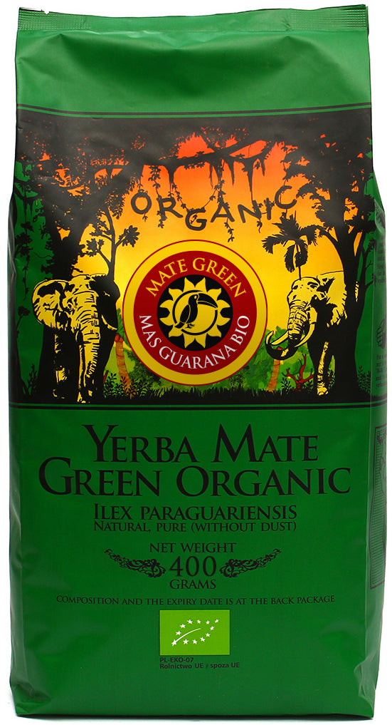 YERBA MATE XANH MAS GUARANA HỮU CƠ 400 g - MATE XANH HỮU CƠ