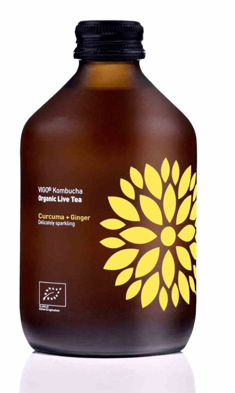 Kombucha Kurkuma + Ingefära BIO 330 ml