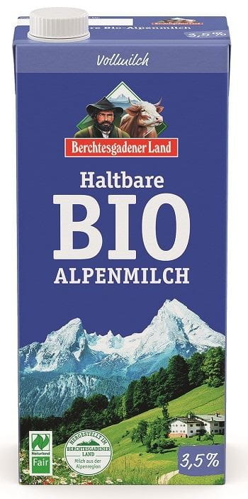UHT-MLÉKO (min. 3,5% TUKU) BIO 1 L - BERCHTESGADENER LAND