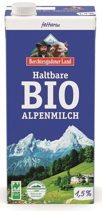 UHT-MLÉKO (min. 1,5 % TUKU) BIO 1 L - BERCHTESGADENER LAND