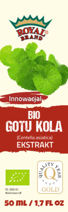 GOTU KOLA EXTRAKT V KAPKÁCH BIO 50 ml - ROYAL BRAND