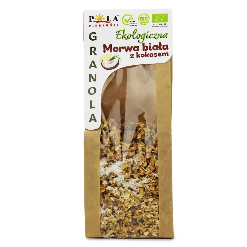 MOLWA WHITE - COCONUT WITH NO ADDED SUGAR ORGANIC 200 g - POLA BAKERY