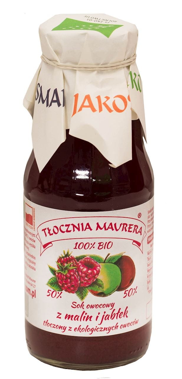 Malinová šťáva s jablkem BIO 300 ml - MAURER PRESS