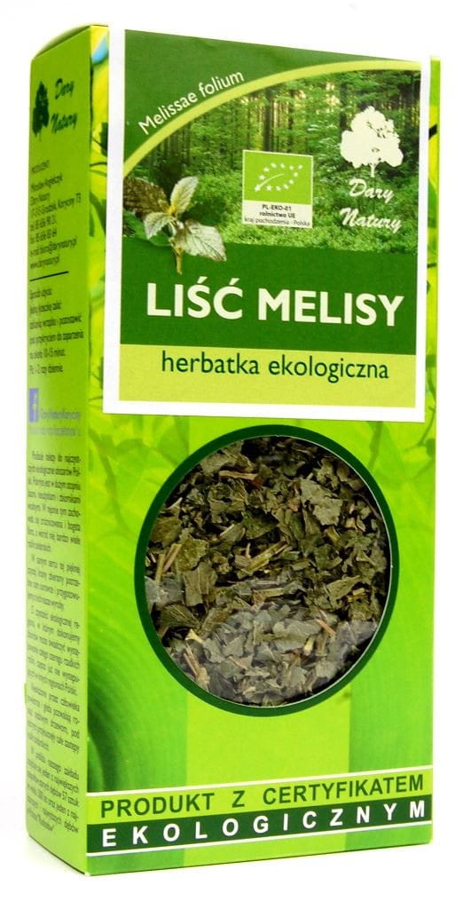 Lemon balm leaf tea ORGANIC 25 g - DARY NATURY